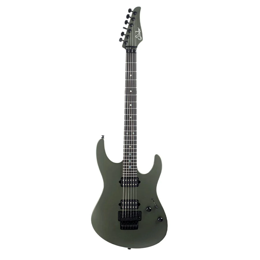 Suhr Modern Terra Dark Forest Green Basswood Plain Maple Ebony Black Hardware HSH