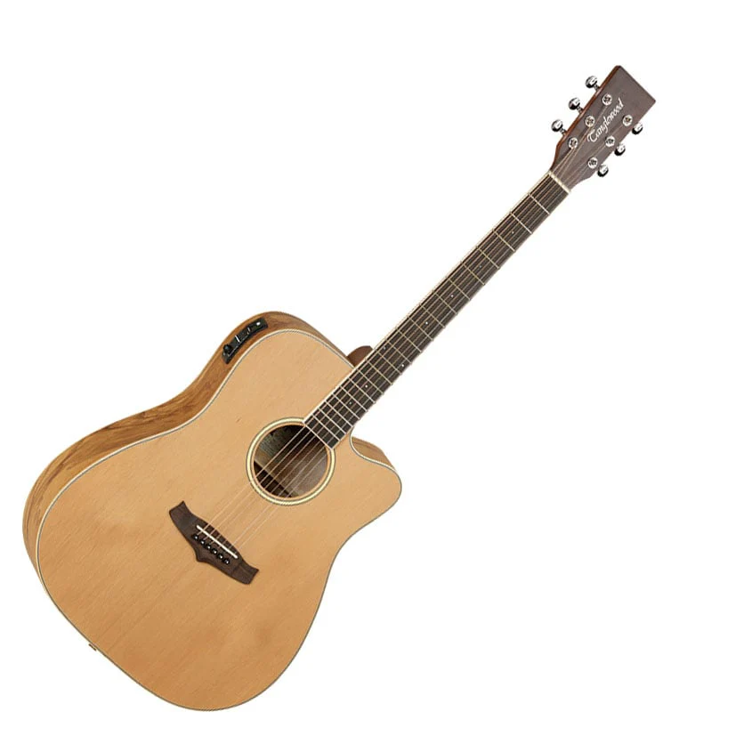 Tanglewood Winterleaf TW11DCEOL Dreadnought Cutaway Electric Solid Cedar Top Oli