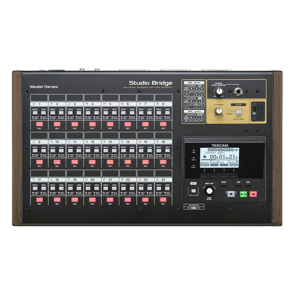 Tascam Studio Bridge 24-Track Multitrack Recorder w/ USB & MIDI Interface