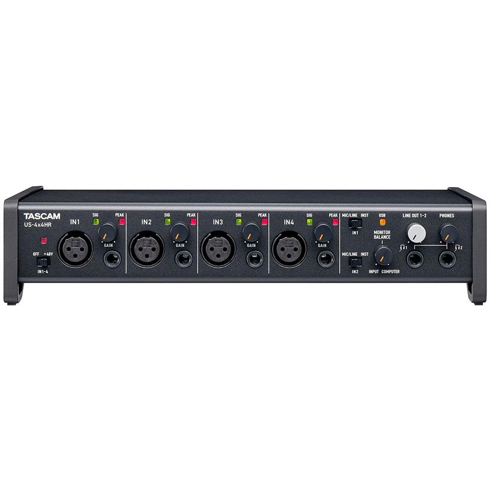 Tascam US-4x4HR USB-C Interface for Mac, Windows & iOS