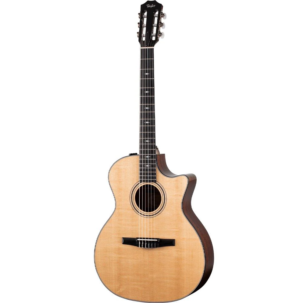Taylor 314ce-N Grand Auditorium Nylon-String Acoustic Guitar (Natural) inc