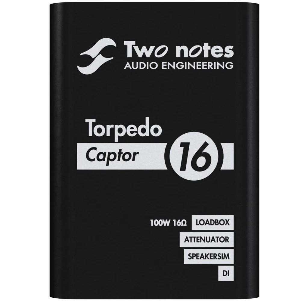 Two Notes Torpedo Captor 16 Compact Loadbox, Attenuator & Amp DI (16 ohm)