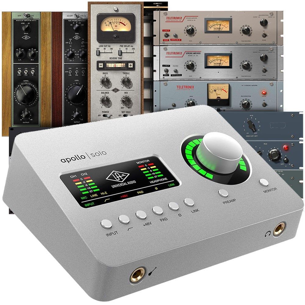 Universal Audio Apollo Solo TB3 HERITAGE EDITION Audio Interface w/ US$2.5k Plugins