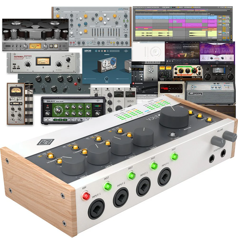 Universal Audio Volt 476P USB Interface w/ 4 Analog Preamps & Built-In 76 Compressor