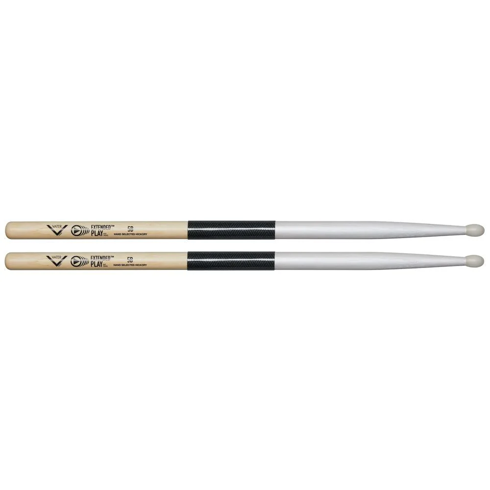 Vater VEP5BW Extended Play 5B Wood Tip Drumsticks (Pair)