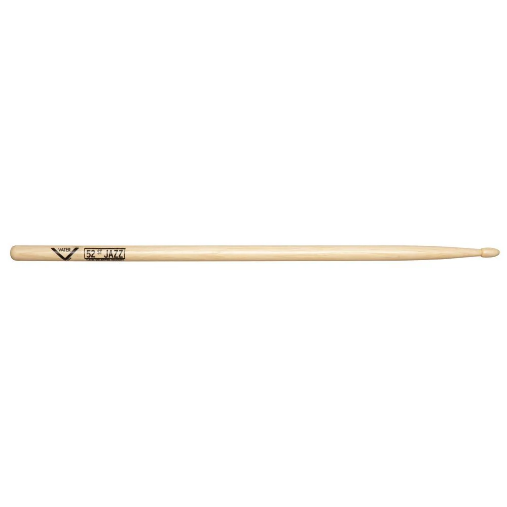 Vater VH52JW 52nd St. American Hickory Jazz Drumsticks (Pair)