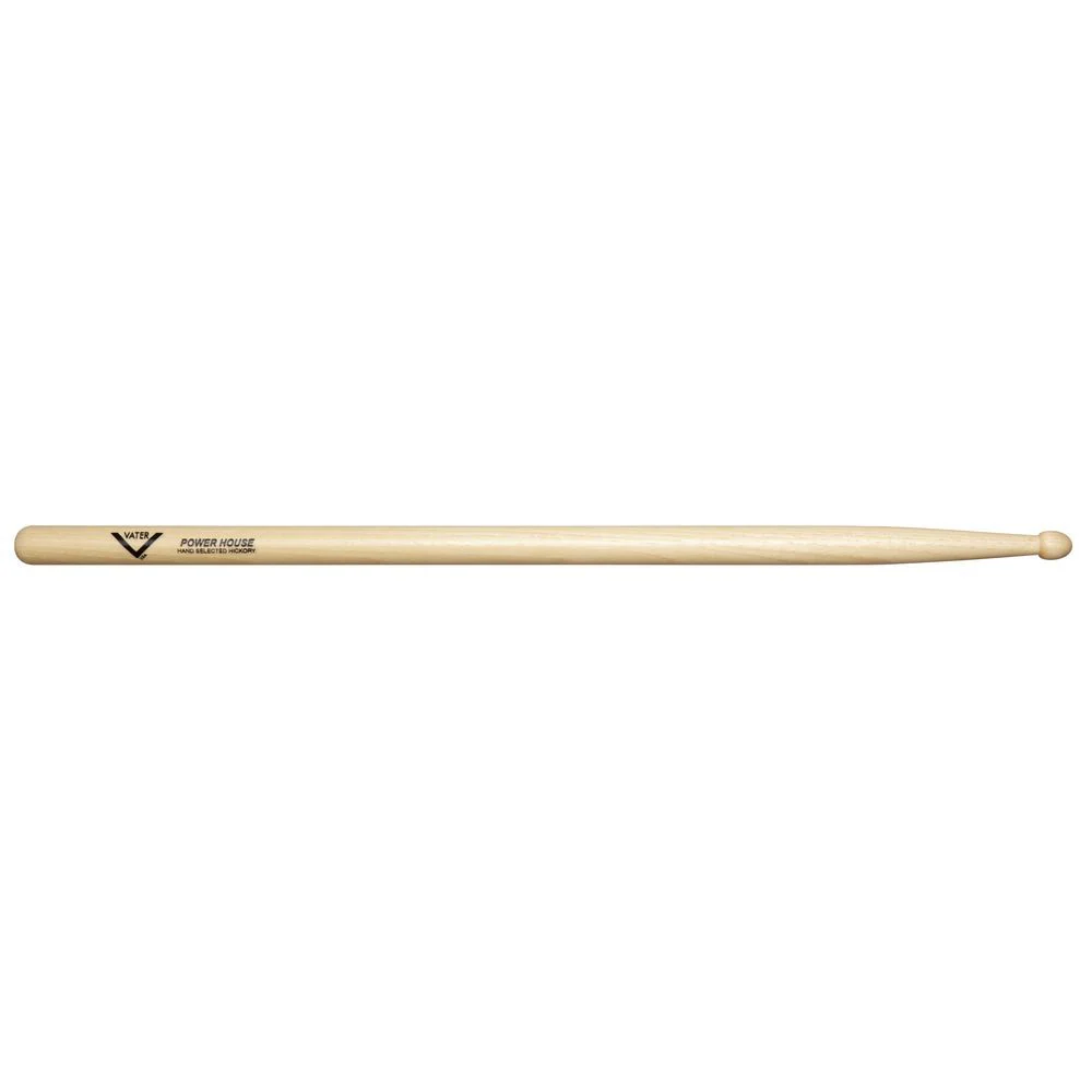 Vater VHPHW Power House Ameican Hickory Wood Tip Drumsticks (Pair)