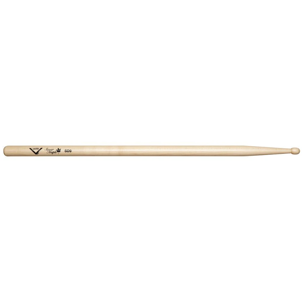 Vater VSMSD9W Sugar Maple SD9 Wood Tip Drumsticks (Pair)