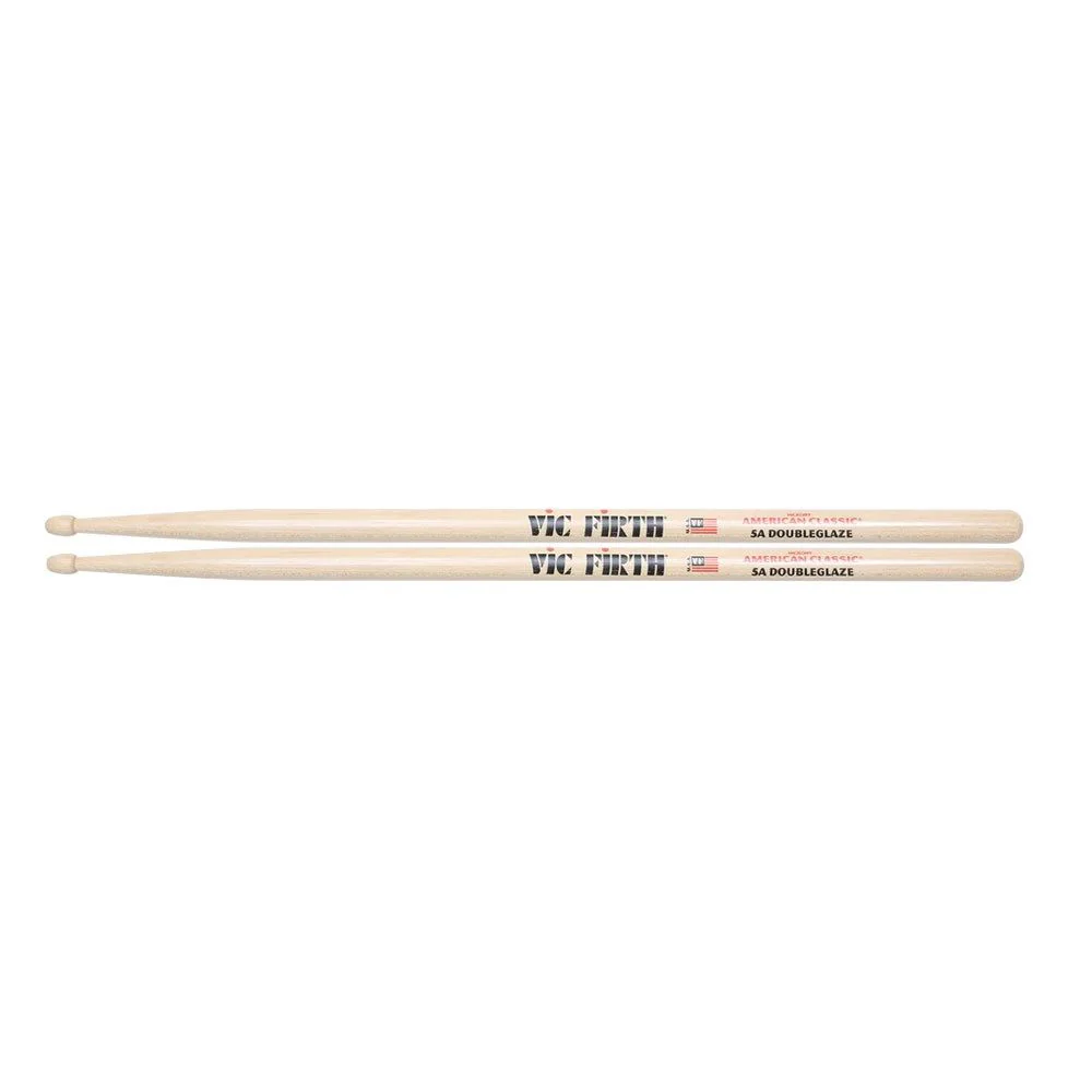 Vic Firth American Classic 5A Double Glaze Wood Tip Drumsticks
