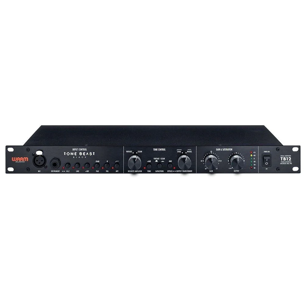 Warm Audio TB12 "Tone Beast" Tone Shaping Mic Pre (Limited Edition Black)