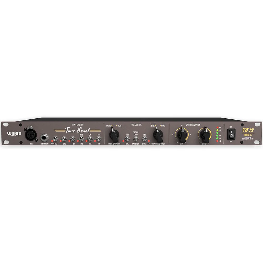 Warm Audio TB12 "Tone Beast" Tone Shaping Mic Pre (Retro Limited Edition)