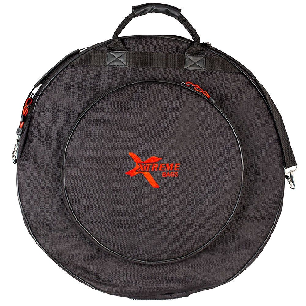 Xtreme DA574 24" Cymbal Bag w/ 16" Side Pocket (Black)
