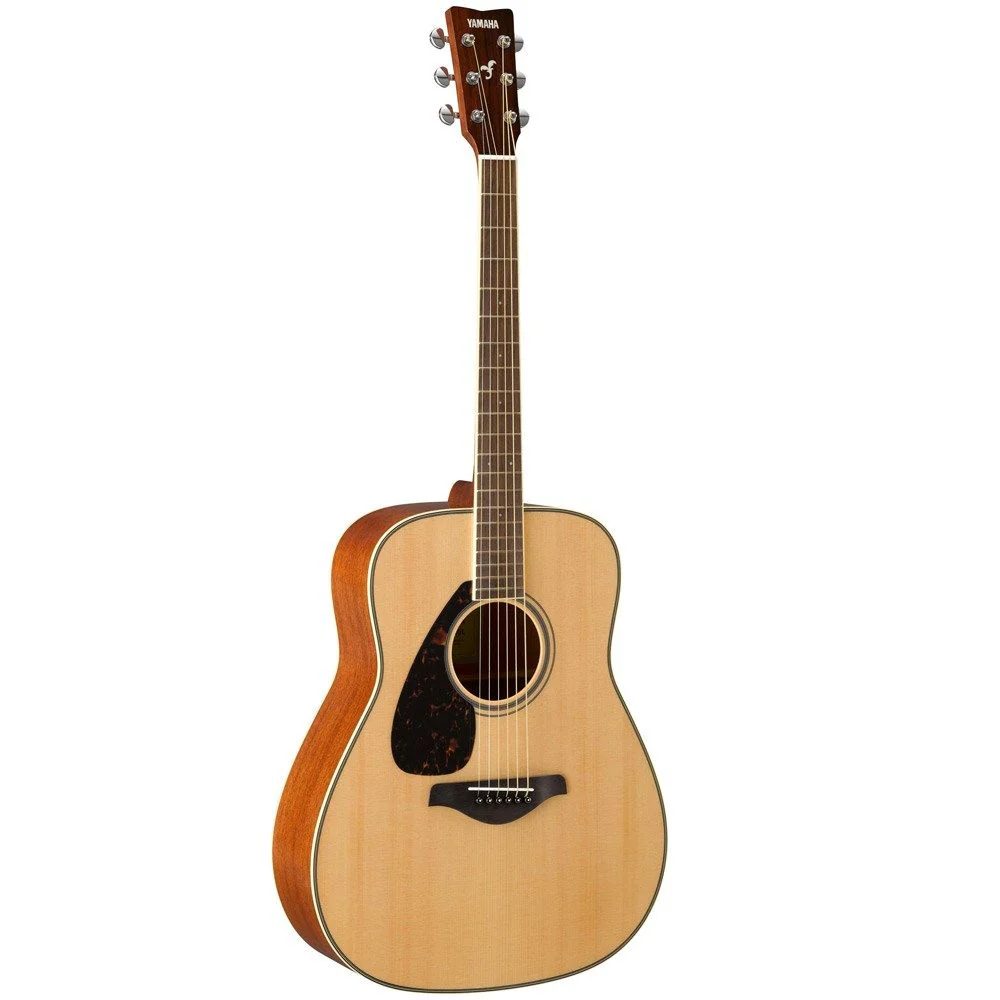 Yamaha FG820 Left-Hand Acoustic Guitar w/ Solid Spruce Top (Natural)