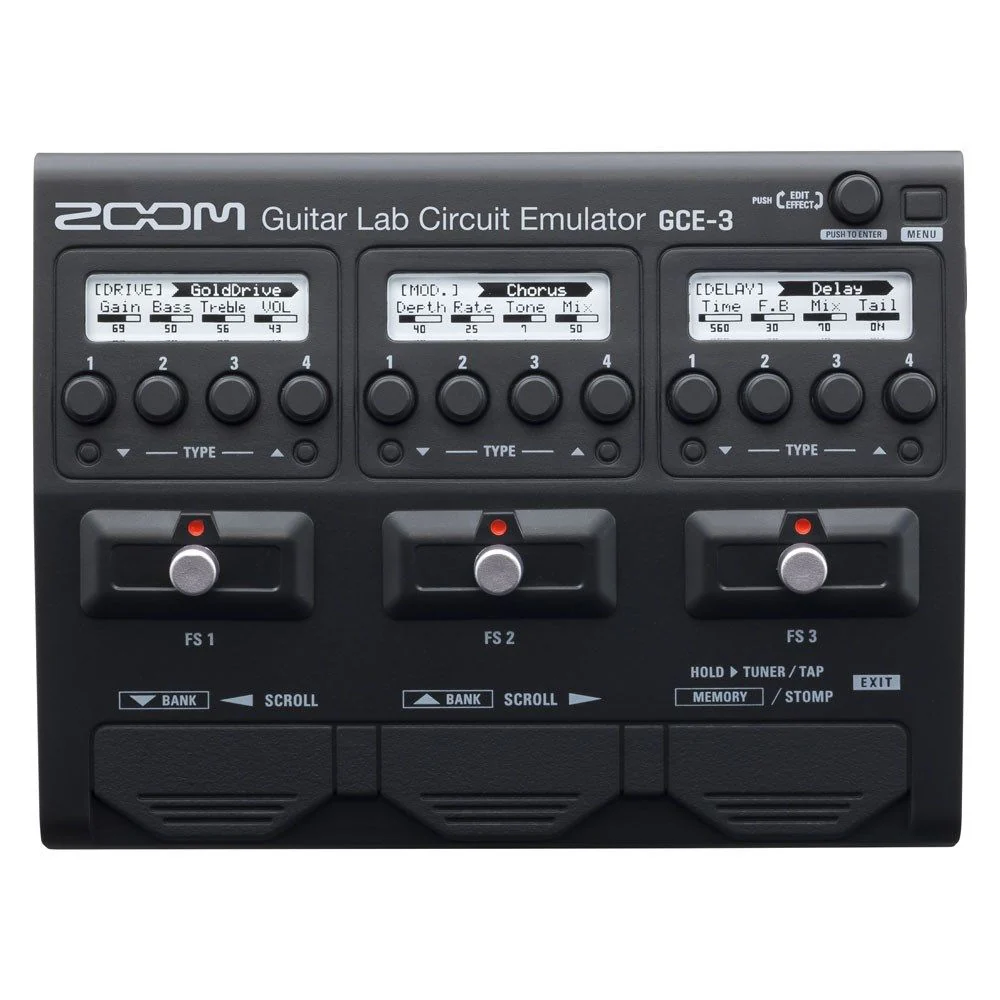 Zoom GCE-3 Guitar Lab Circuit Emulator USB Audio Interface w/ Guitar FX, Amps & Cabs